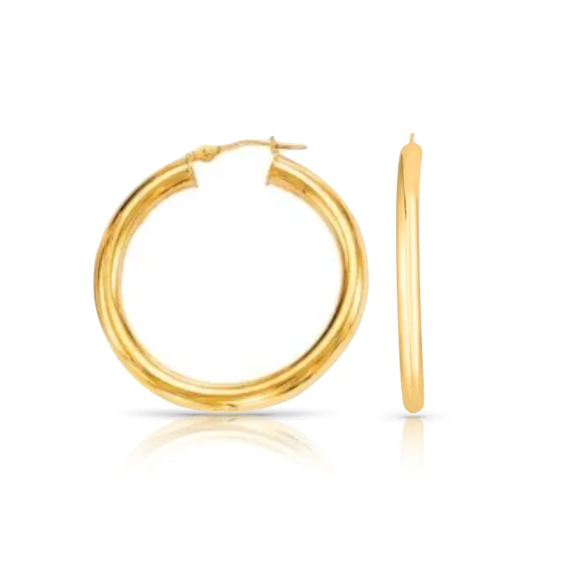 40mm Tube Hoop Earring