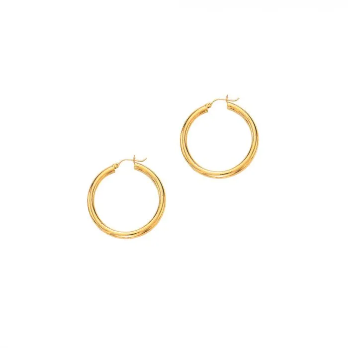 40mm Tube Hoop Earring