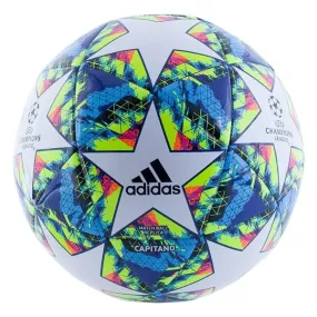 adidas Finale 19 Capitano Ball White/Bright Cyan/Solar Yellow/Shock Pink