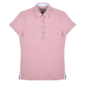 Ariat Womens Cloverdale Polo Shirt Nostalgia Rose