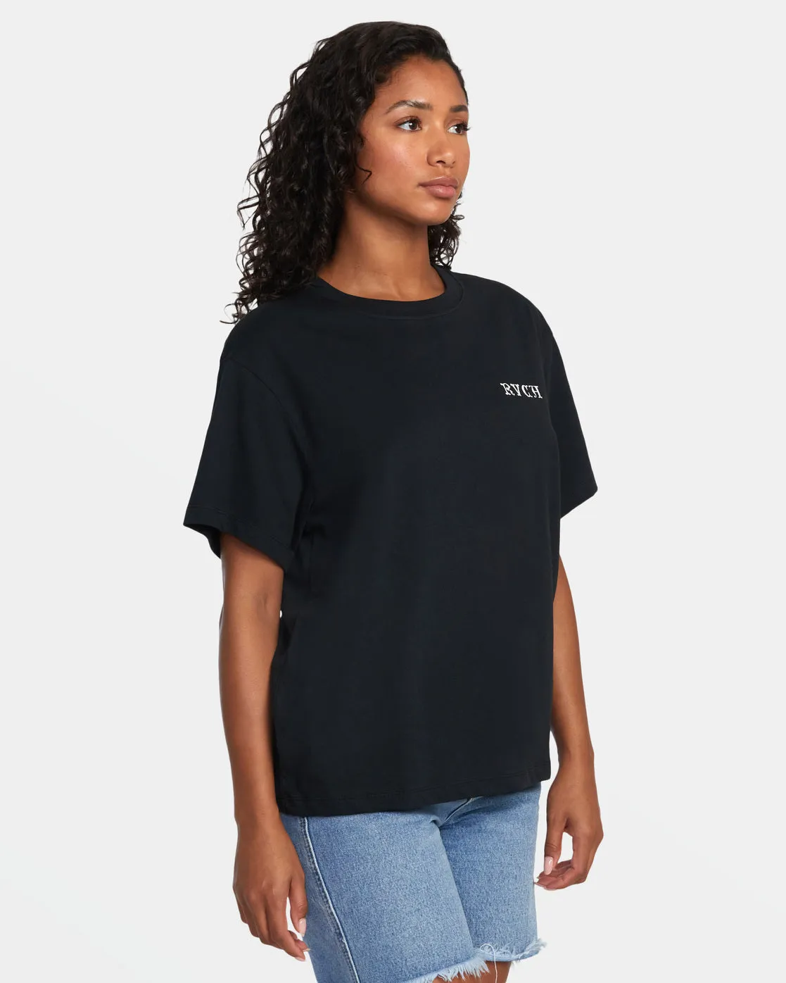 Astral Plain T-Shirt - RVCA Black