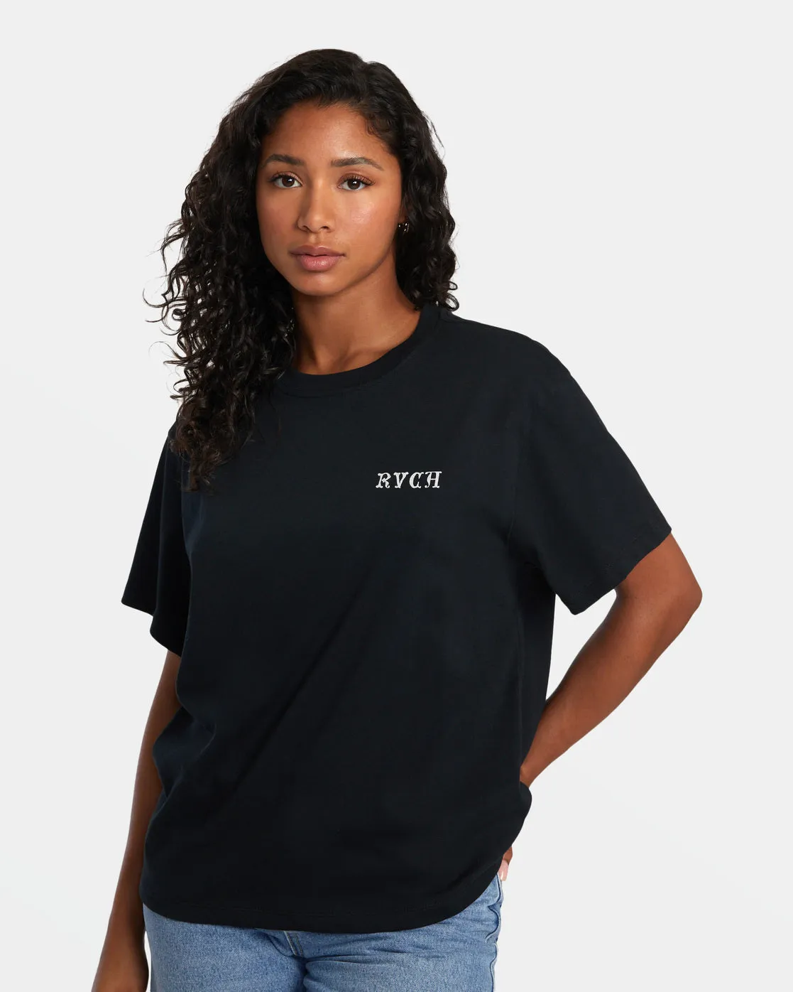 Astral Plain T-Shirt - RVCA Black