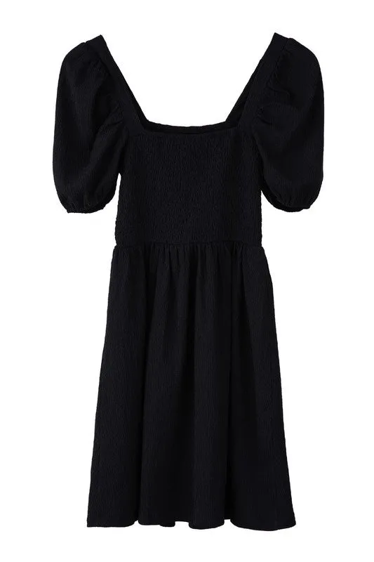 Baby Doll Black Dress