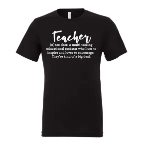 Back to school teacher appreciation gifts - definition unisex t-shirt