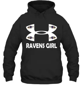 Baltimore Ravens Girl Under Armour Football Hoodies