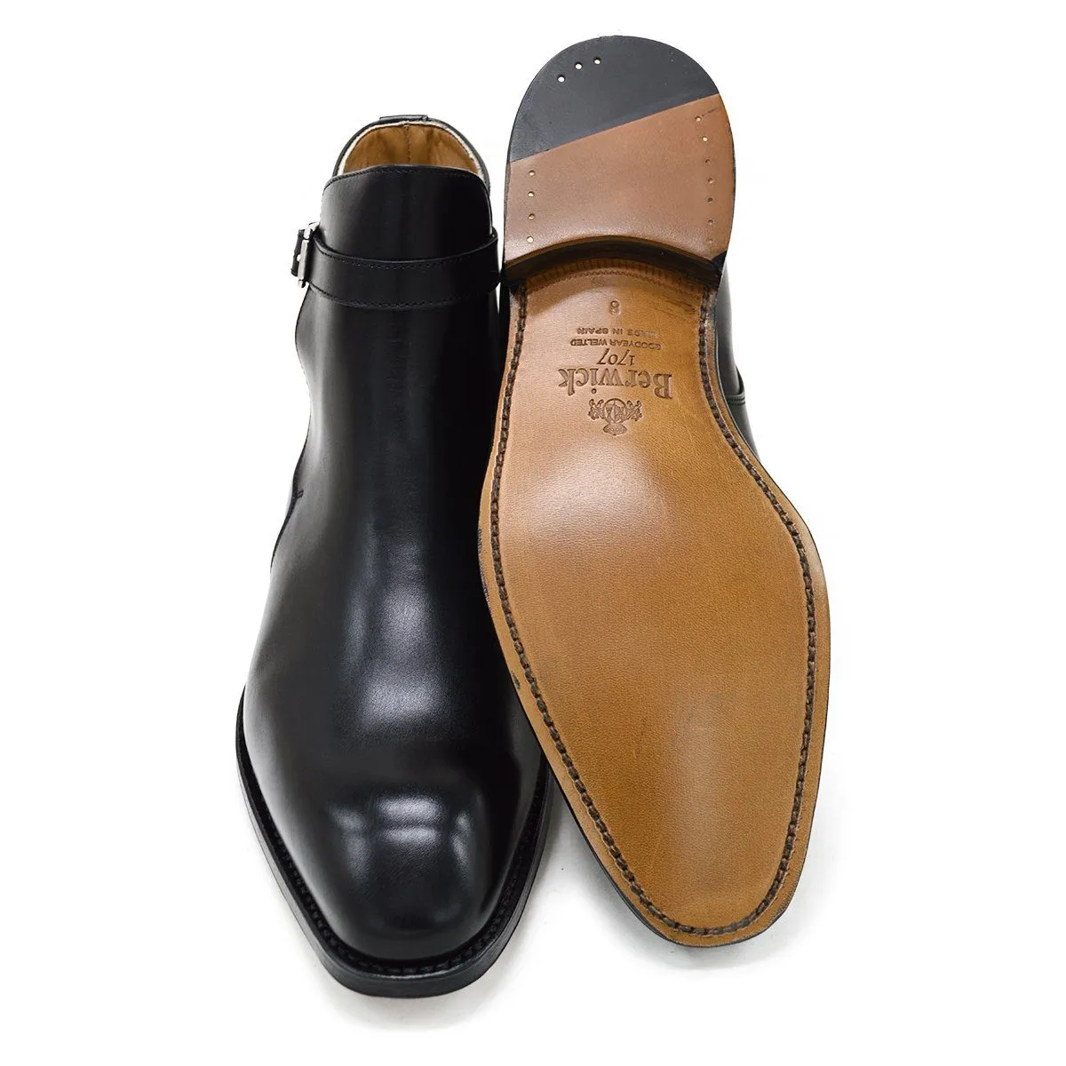 Berwick 1707 JODHPUR (490) -Black Boxcalf