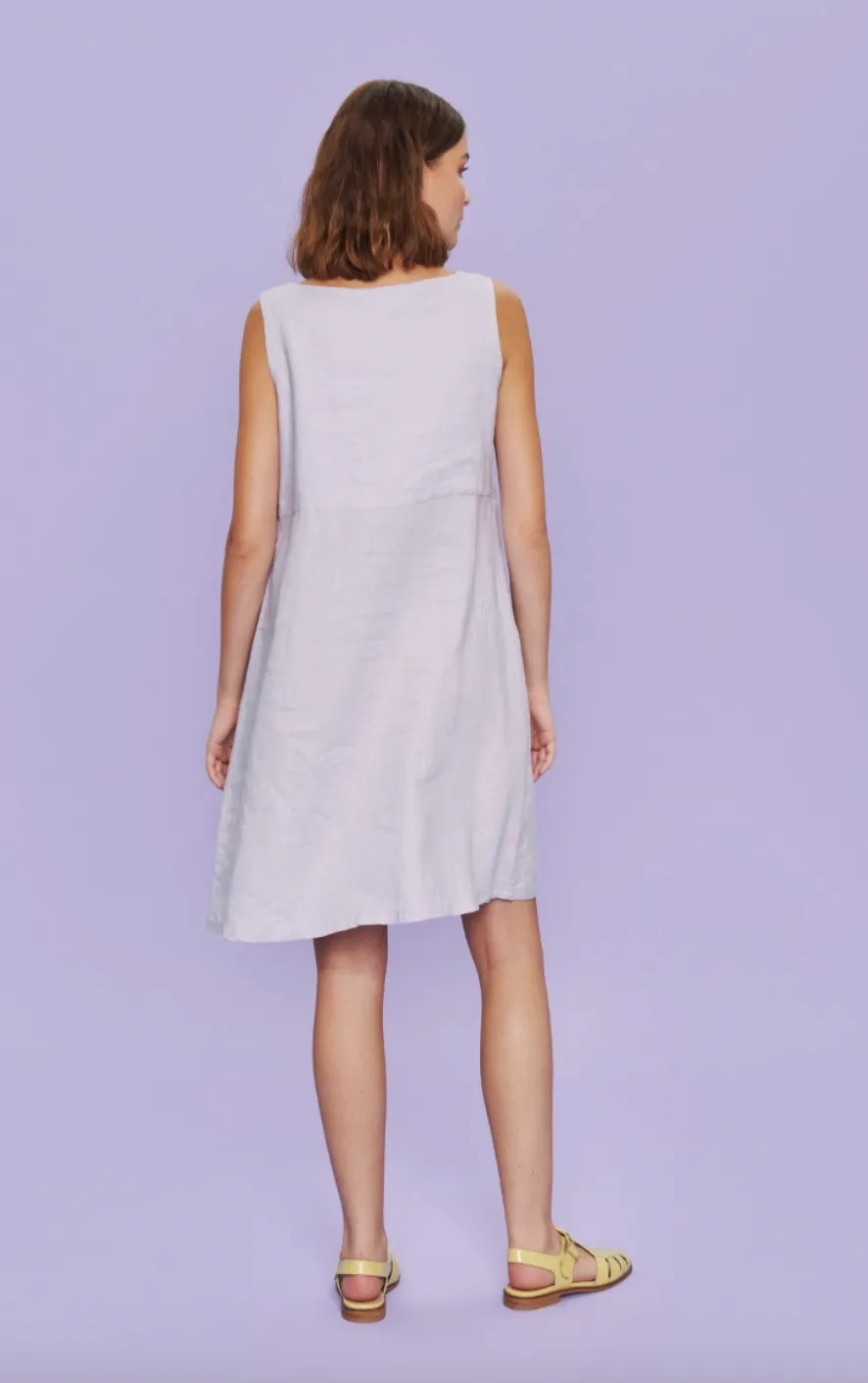 Bitte Kai Rand - Sleeveless Linen Dress Lilac