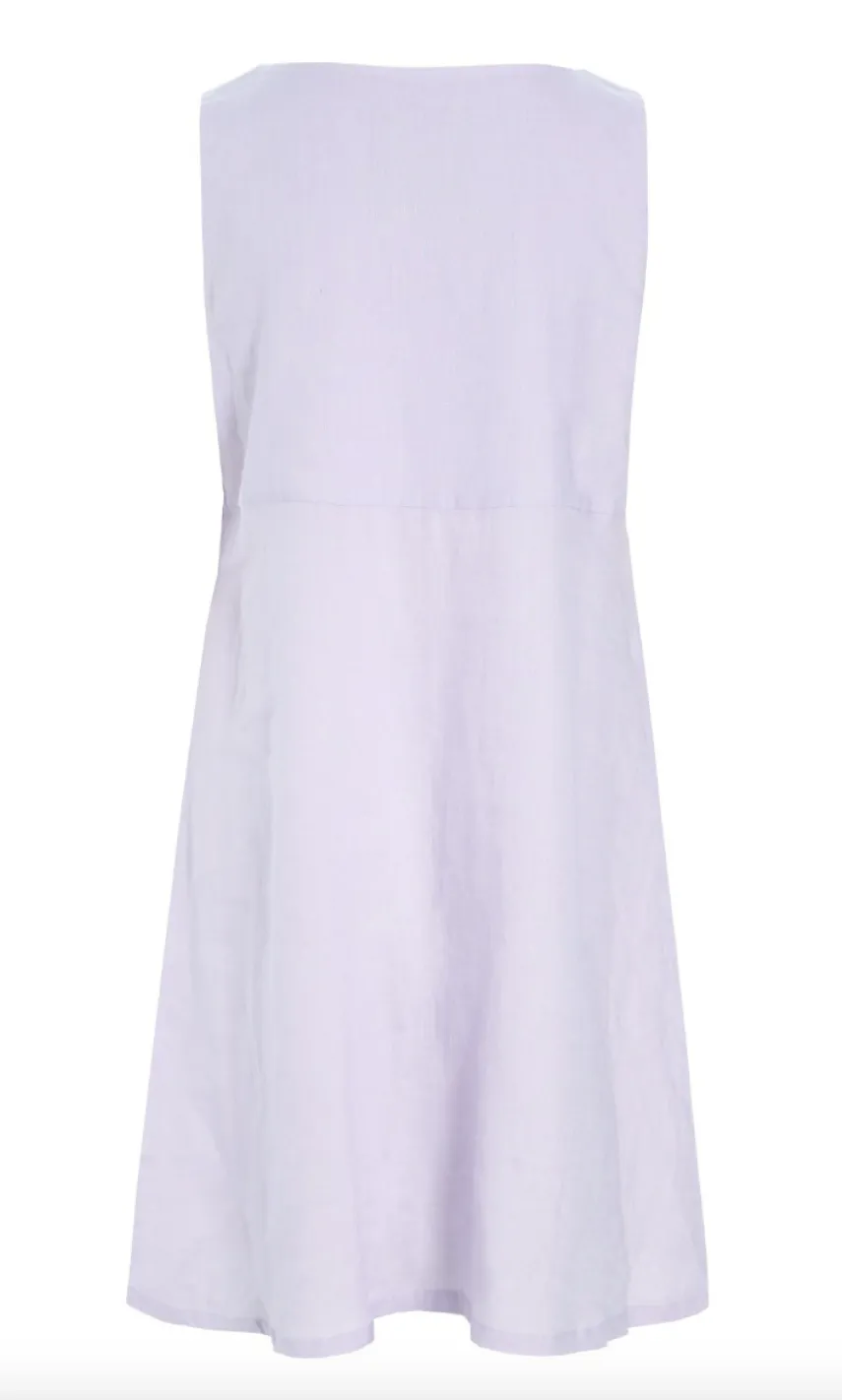 Bitte Kai Rand - Sleeveless Linen Dress Lilac