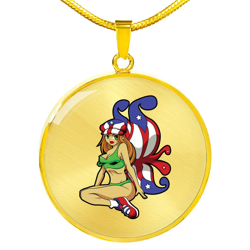 Boricua Fairy Necklace