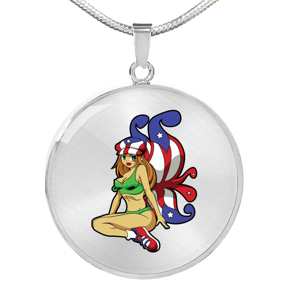 Boricua Fairy Necklace