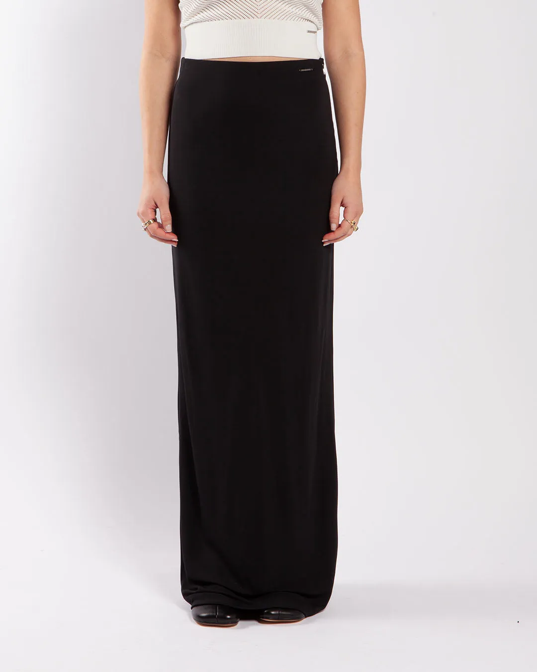 Calvin Klein Elevated Maxi Skirt Black