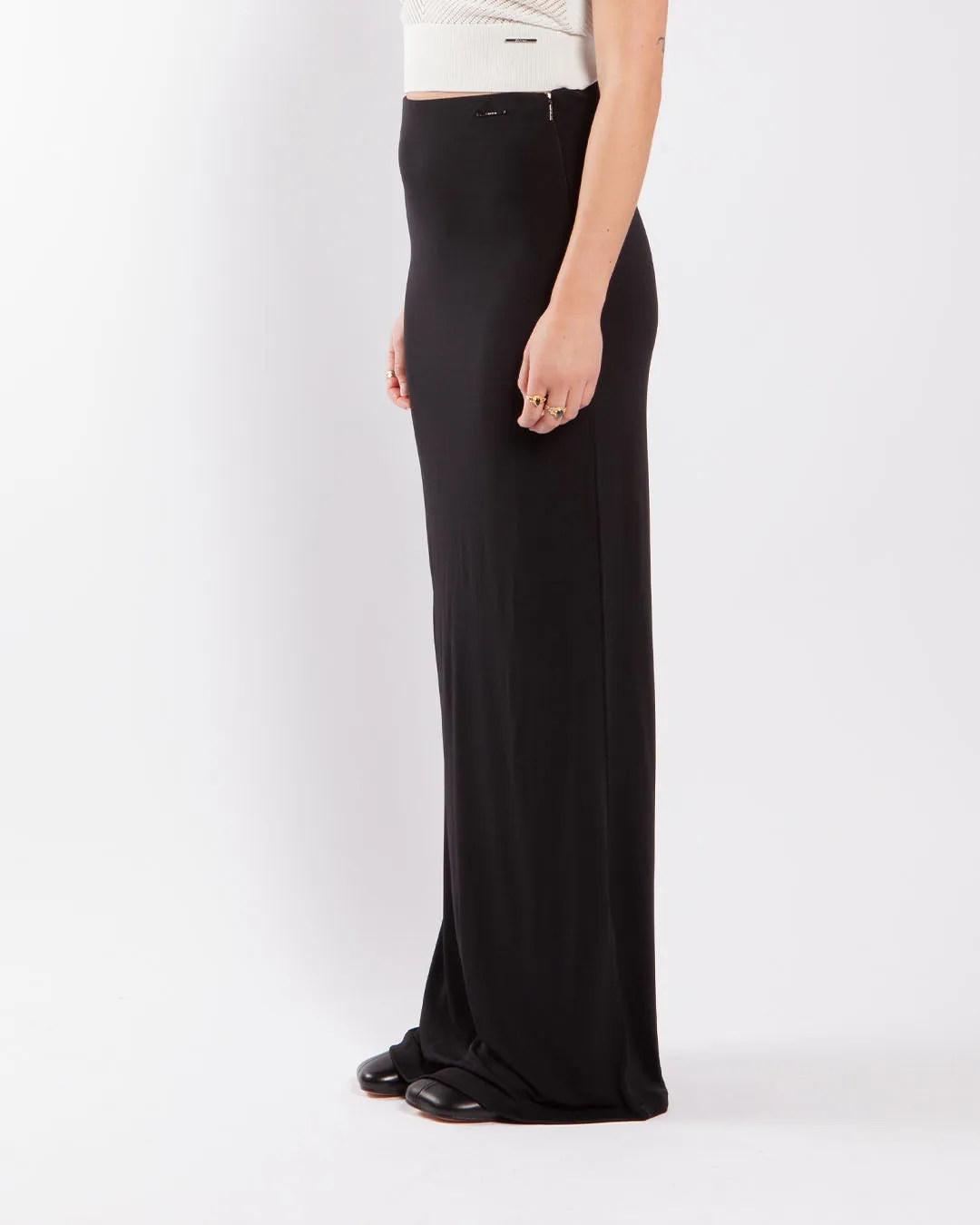 Calvin Klein Elevated Maxi Skirt Black