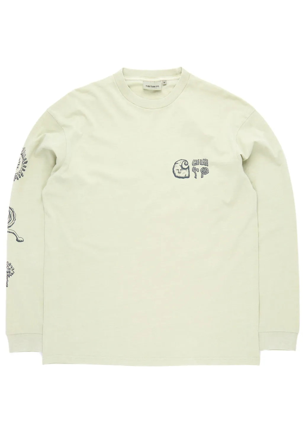 Carhartt WIP Men's Long Sleeved Mimetolith T-Shirt - Beryl / Flint