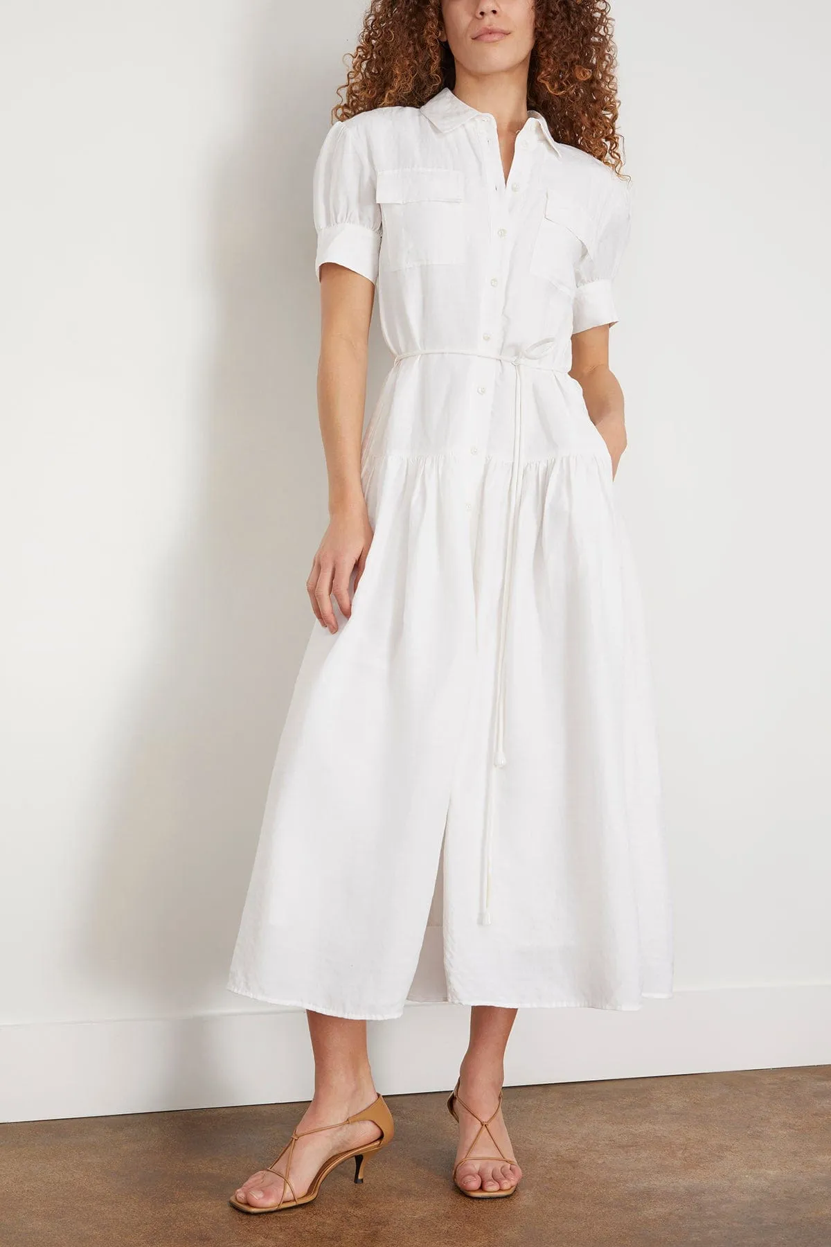 Carrington Dress in Off White