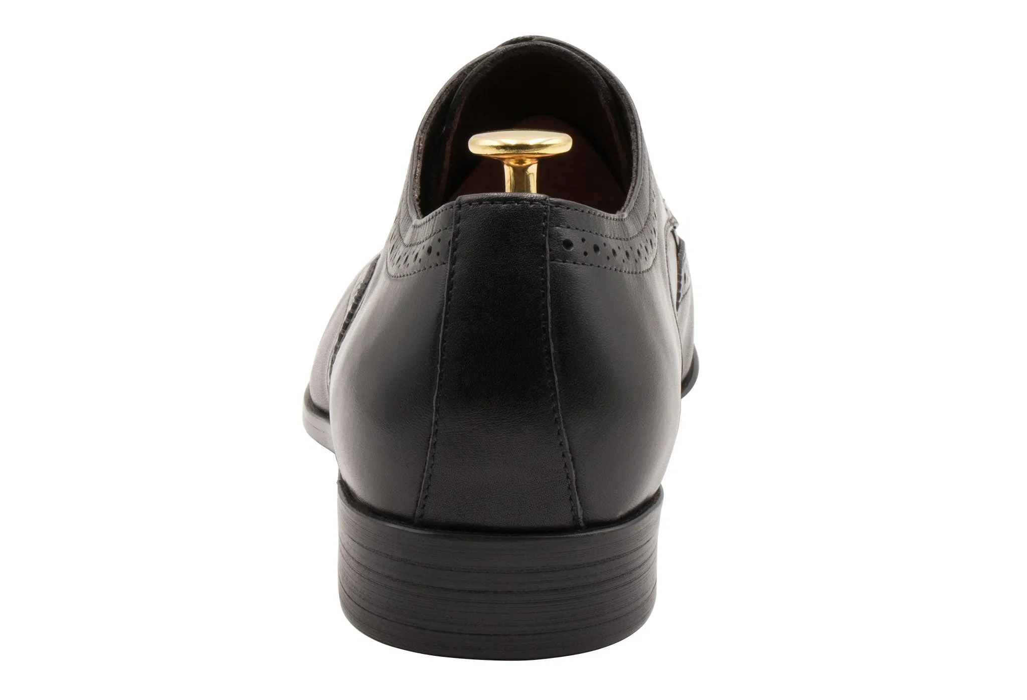 Caseros Wingtip Black Derby