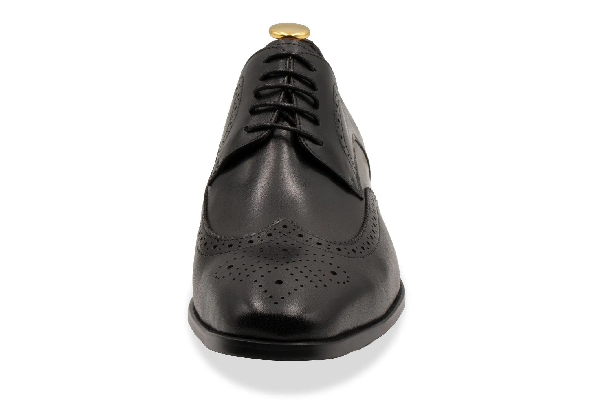 Caseros Wingtip Black Derby