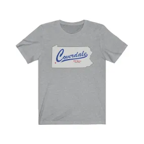 Coverdale State Grey Map Tee