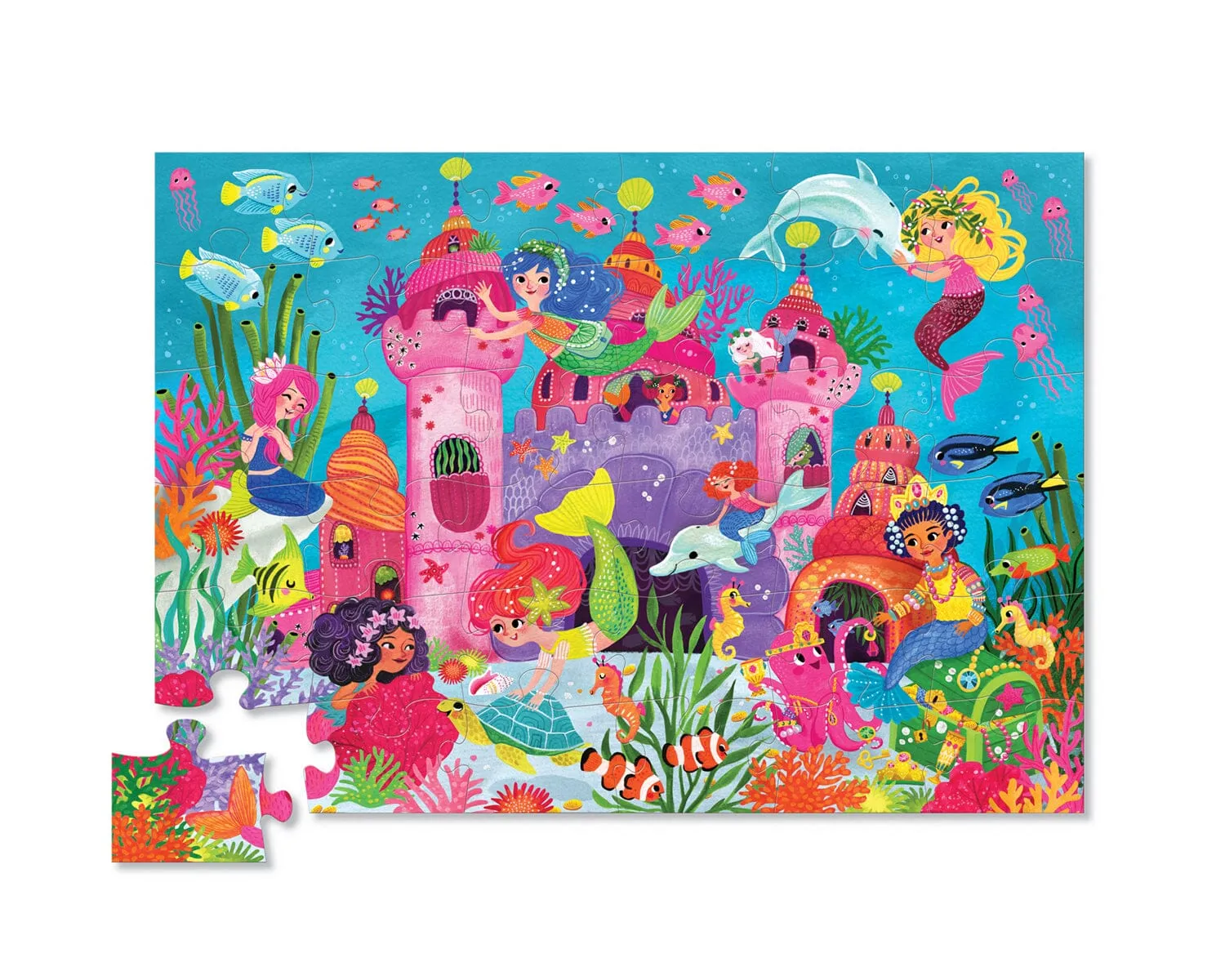 Crocodile Creek - Classic Floor Puzzle 36pc - Mermaid Palace