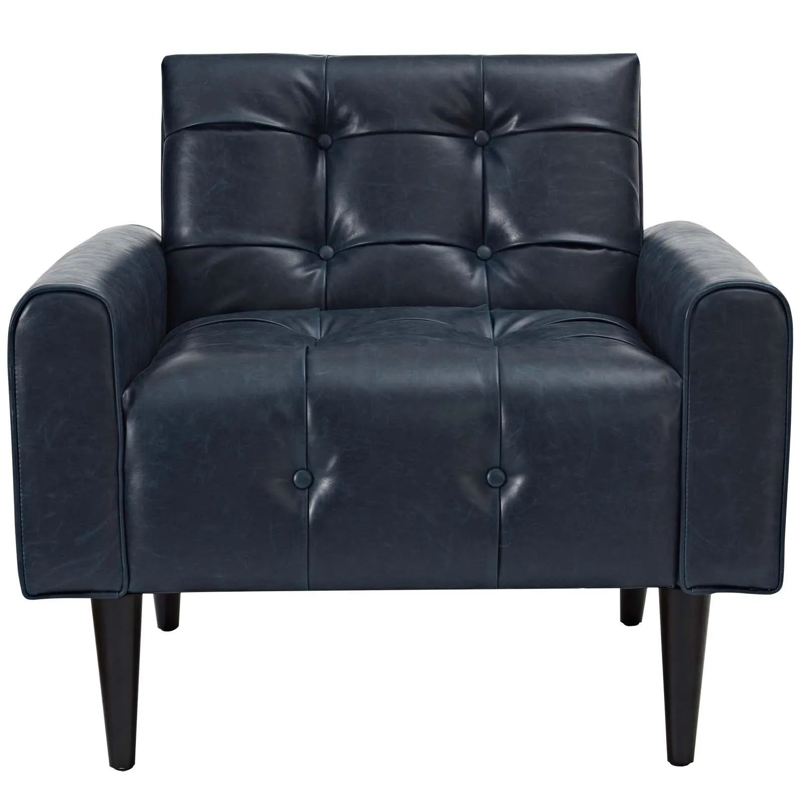 Delve Upholstered Vinyl Accent Chair