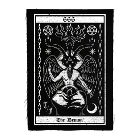 Demon Tarot Card Satan Cloth Punk Patch