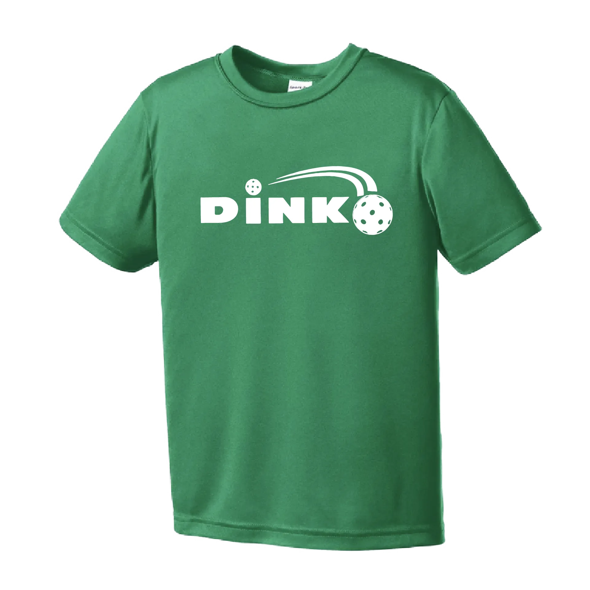 Dink Pickleball | Youth Short Sleeve Athletic Shirt | 100% Polyester