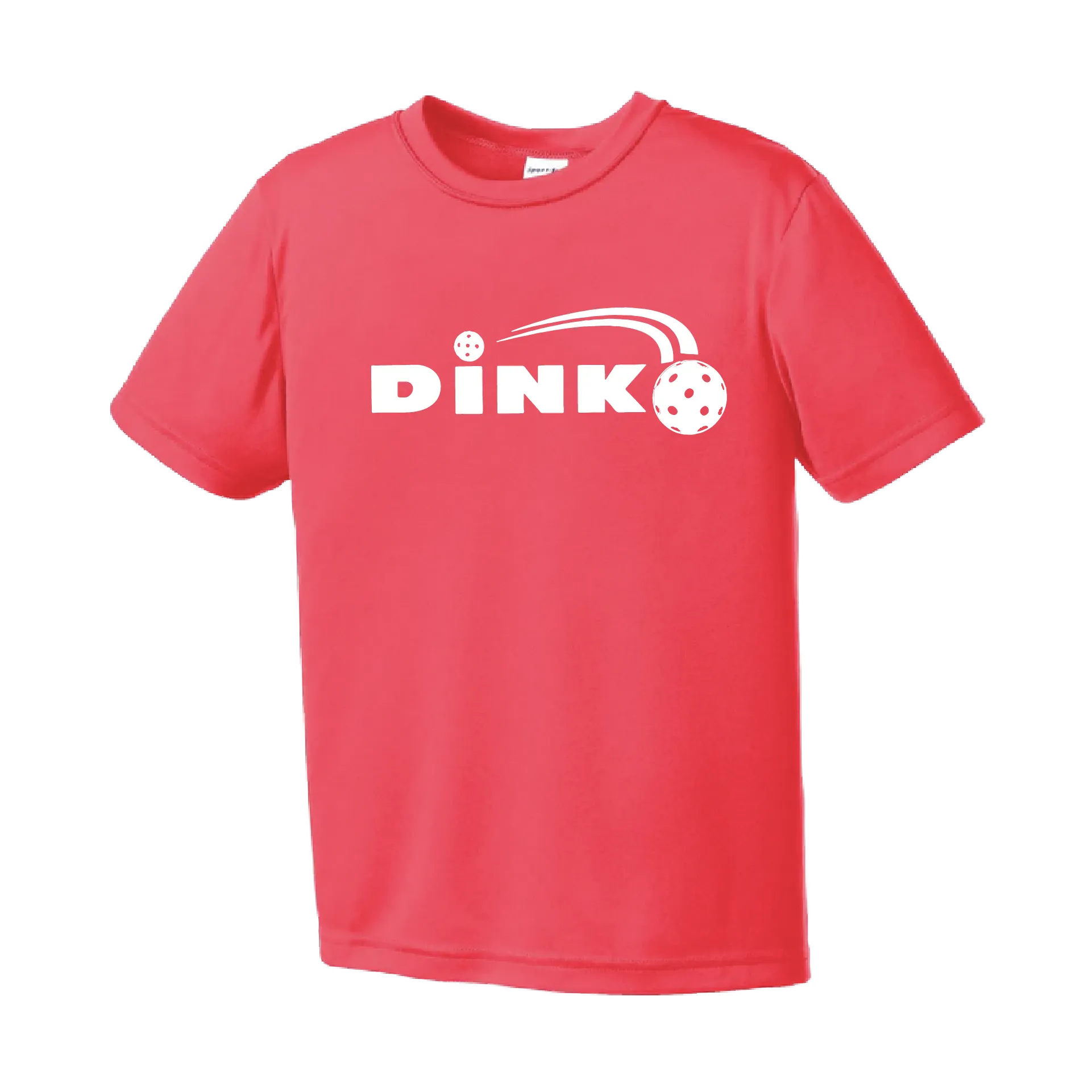 Dink Pickleball | Youth Short Sleeve Athletic Shirt | 100% Polyester