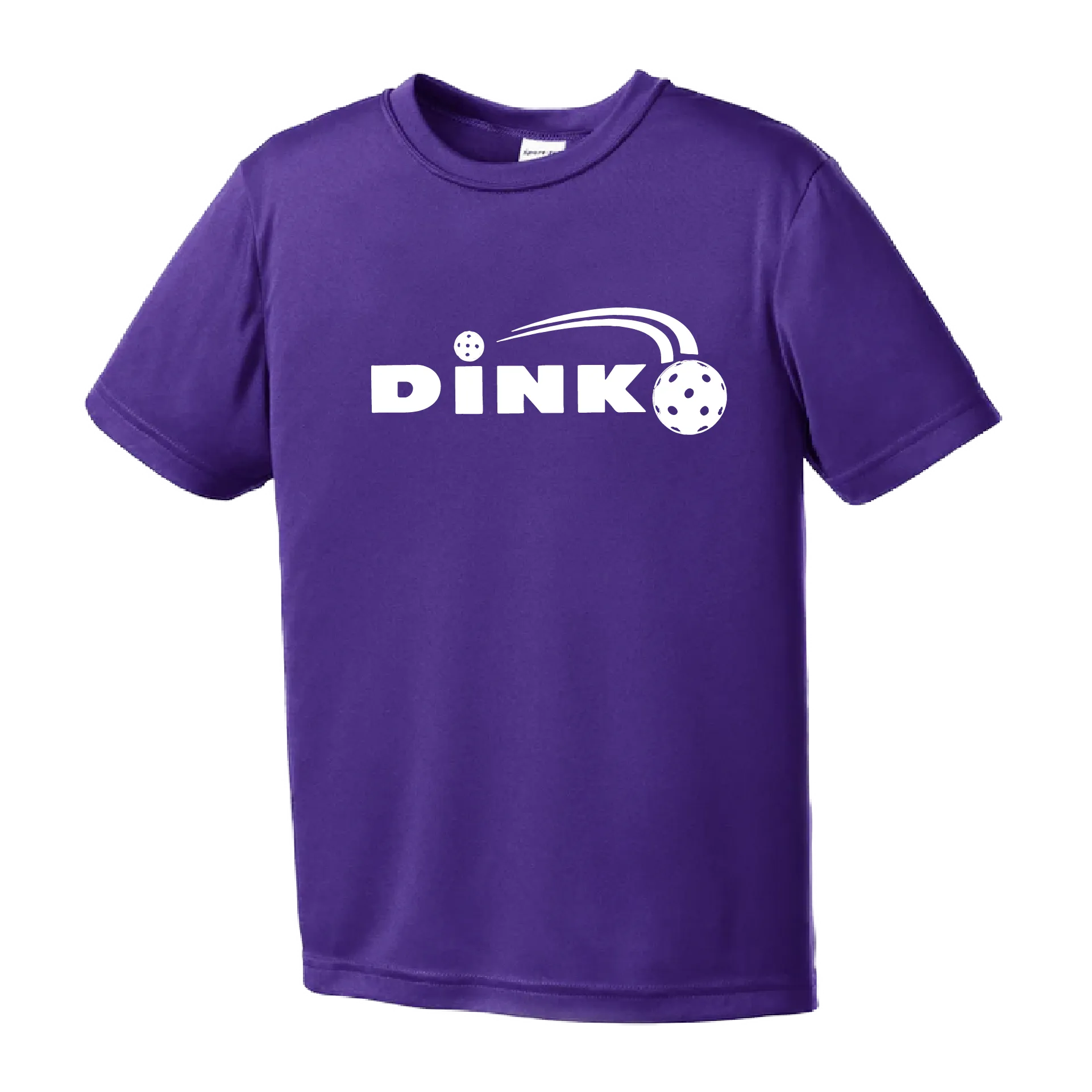 Dink Pickleball | Youth Short Sleeve Athletic Shirt | 100% Polyester