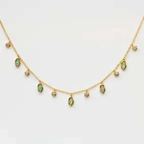 Drops of Spring Opal Necklace