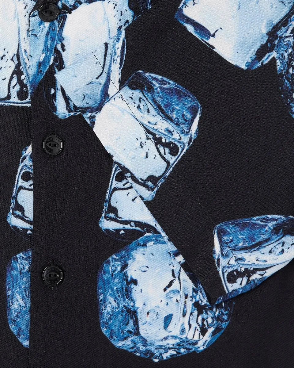 EDWIN ICE CUBE shirt SS - BLUE