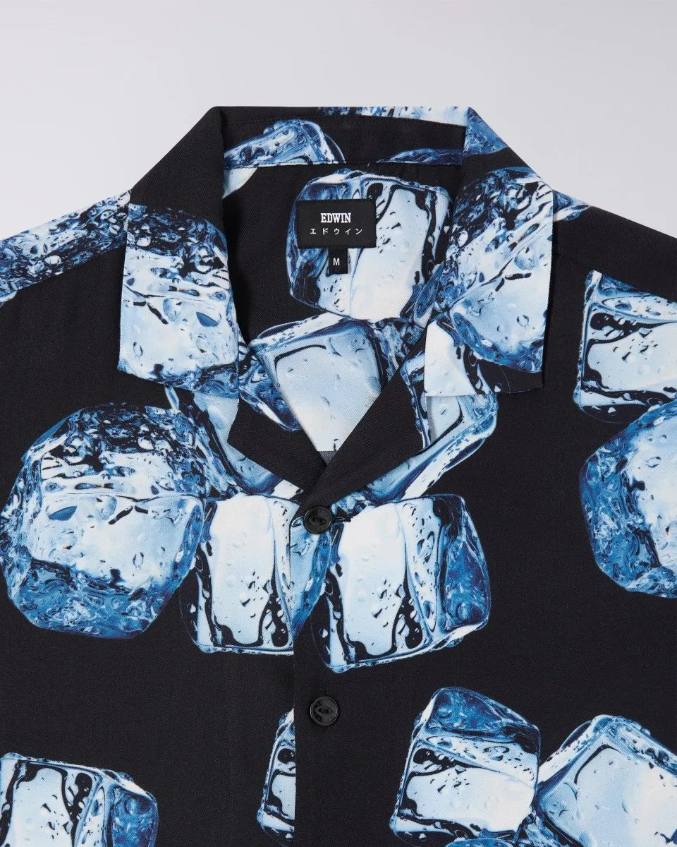 EDWIN ICE CUBE shirt SS - BLUE