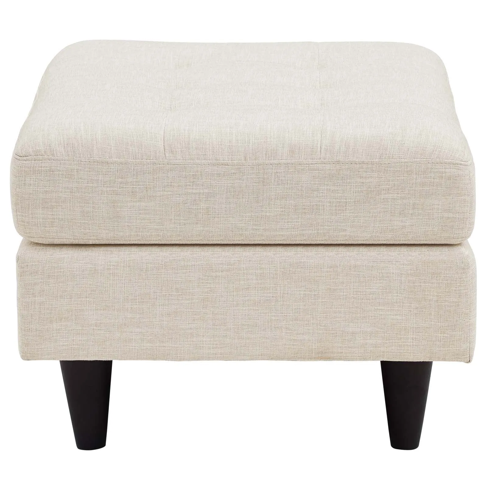 Empress Upholstered Fabric Ottoman