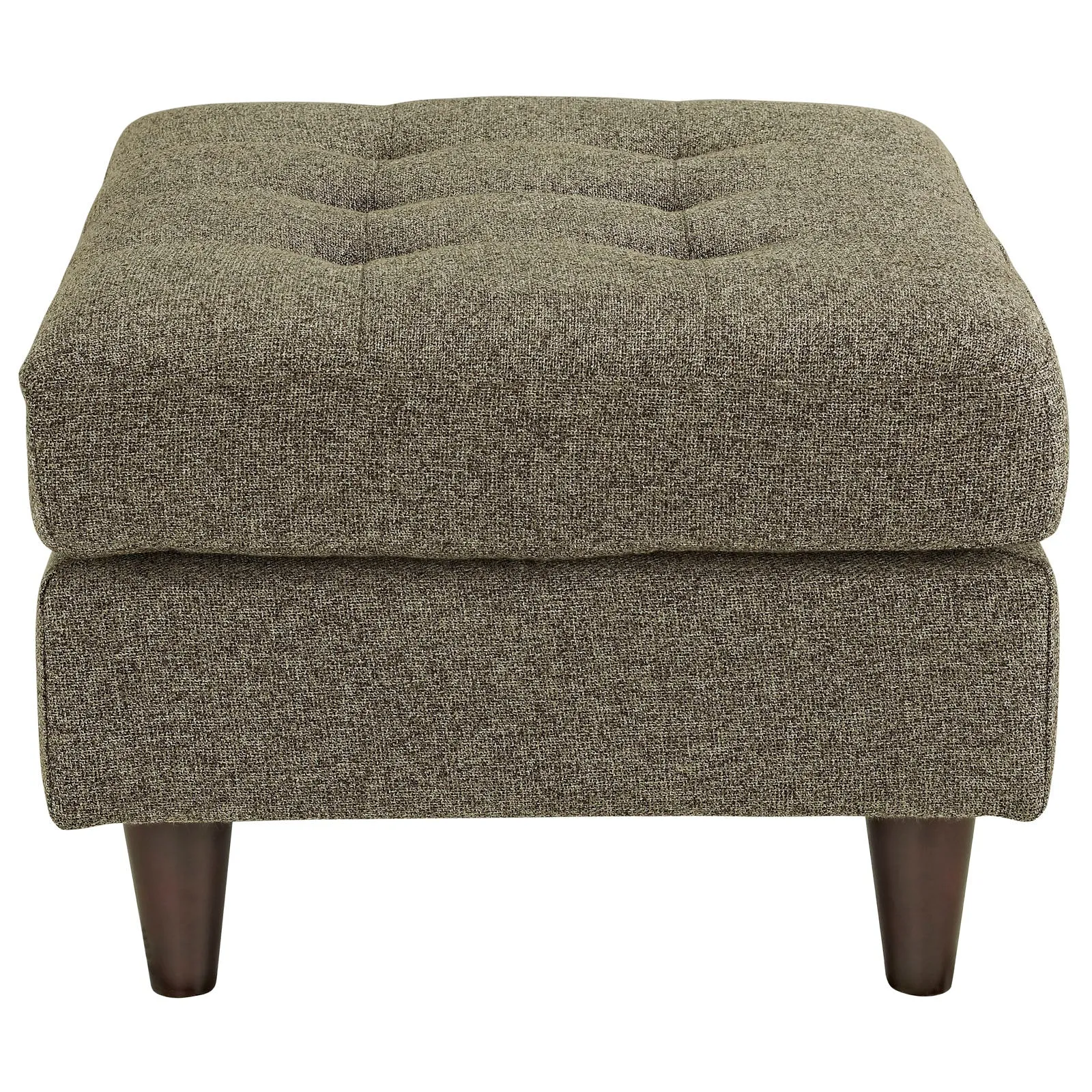 Empress Upholstered Fabric Ottoman