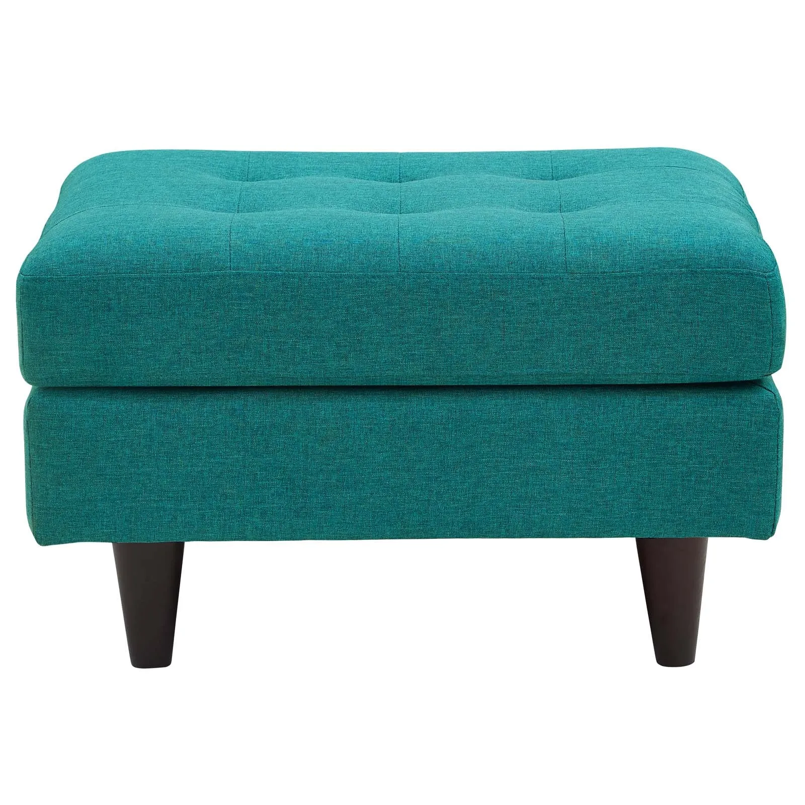 Empress Upholstered Fabric Ottoman