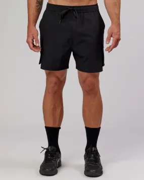 Energy Stretch Performance Cargo Shorts - Black