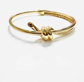 Forever Knot Bangle 18K Gold