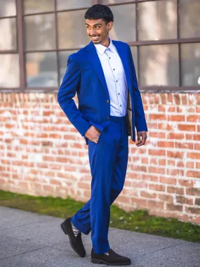 French Blue Travel Suit