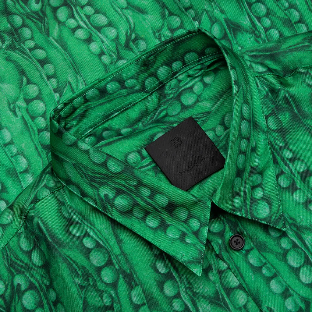 Hawaii Shirt w/ Front Pocket - Green