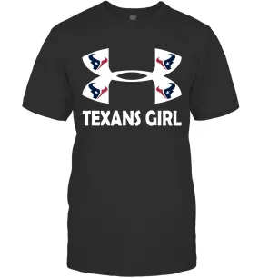 Houston Texans Girl Under Armour Football T-Shirt