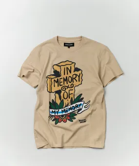 In Memory Of Short Sleeve Tee - Sand