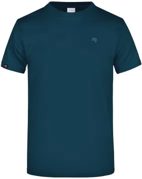 JAN 0002 ― Herren Heavy Komfort T-Shirt - Petrol Blau