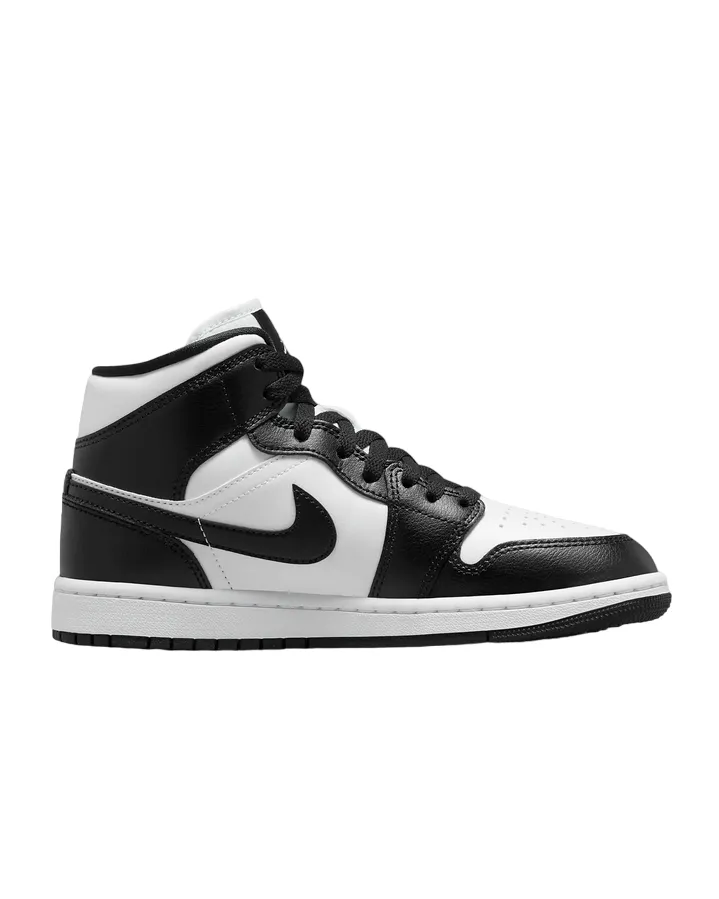 Jordan women's sneakers shoe Air Jordan 1 Mid DV0991 101 white-black