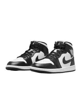 Jordan women's sneakers shoe Air Jordan 1 Mid DV0991 101 white-black