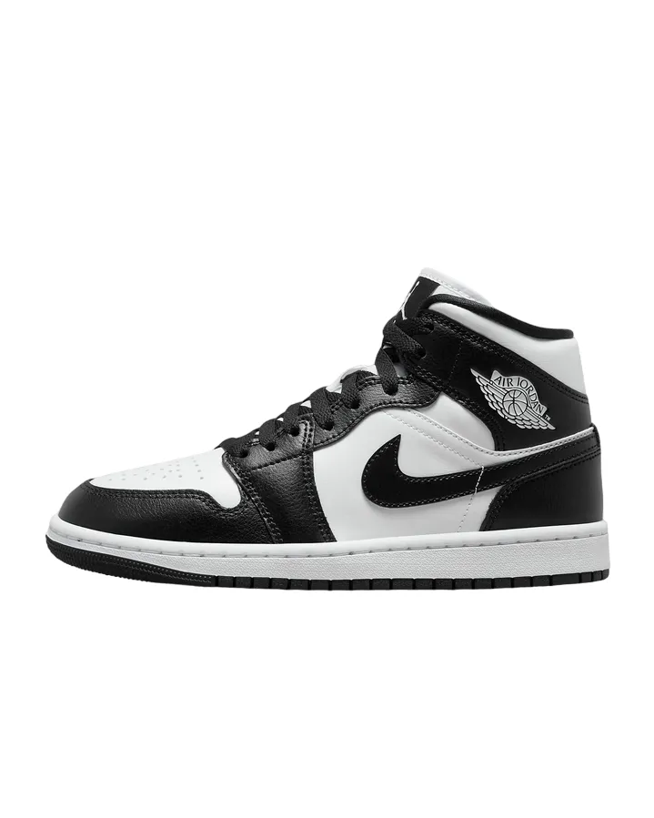 Jordan women's sneakers shoe Air Jordan 1 Mid DV0991 101 white-black