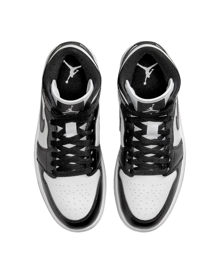 Jordan women's sneakers shoe Air Jordan 1 Mid DV0991 101 white-black