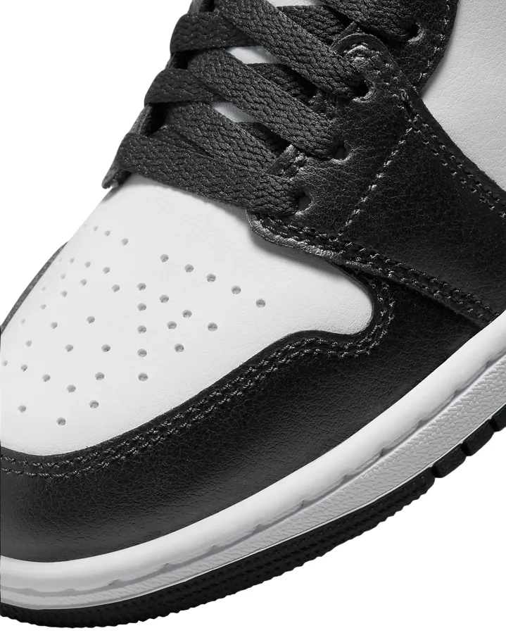 Jordan women's sneakers shoe Air Jordan 1 Mid DV0991 101 white-black