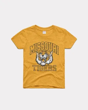 Kids Missouri Tigers Mascot Gold Unisex T-Shirt