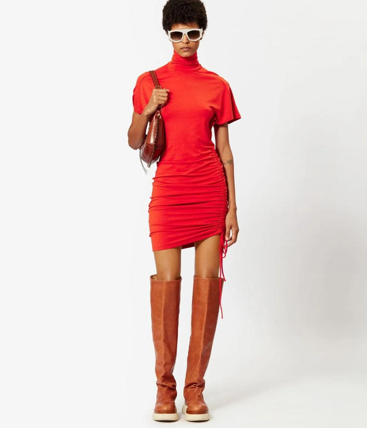 LYA DRESS- ORANGE