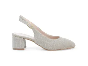 Melluso Slingback Elegante Comodo Tomaia Tessuto