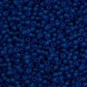 Miyuki Boncuk, MiyukiRoundBeads 8/0-0149F Matte Transparent Capri Blue