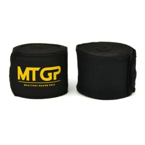 MTGP Muay Thai Grand Prix Official Handwraps Black 5m